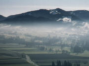 Hinterwaldkopf über dem Nebel im Dreisamtal