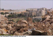 The Segregation wall overlooks Beit Jala City,