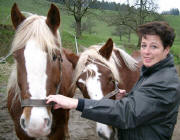 Monika Rombach mit Schwarzw�lder F�chsen 2002