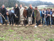Sch�lerhaus Dreisamtal - Spatenstich am 22.3.2007